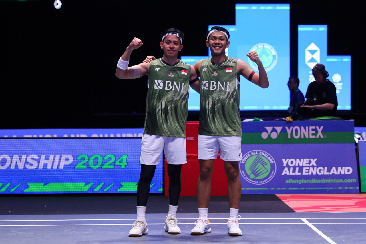 Fajar Alfian/Muhammad Rian Ardianto Juara All England 2024