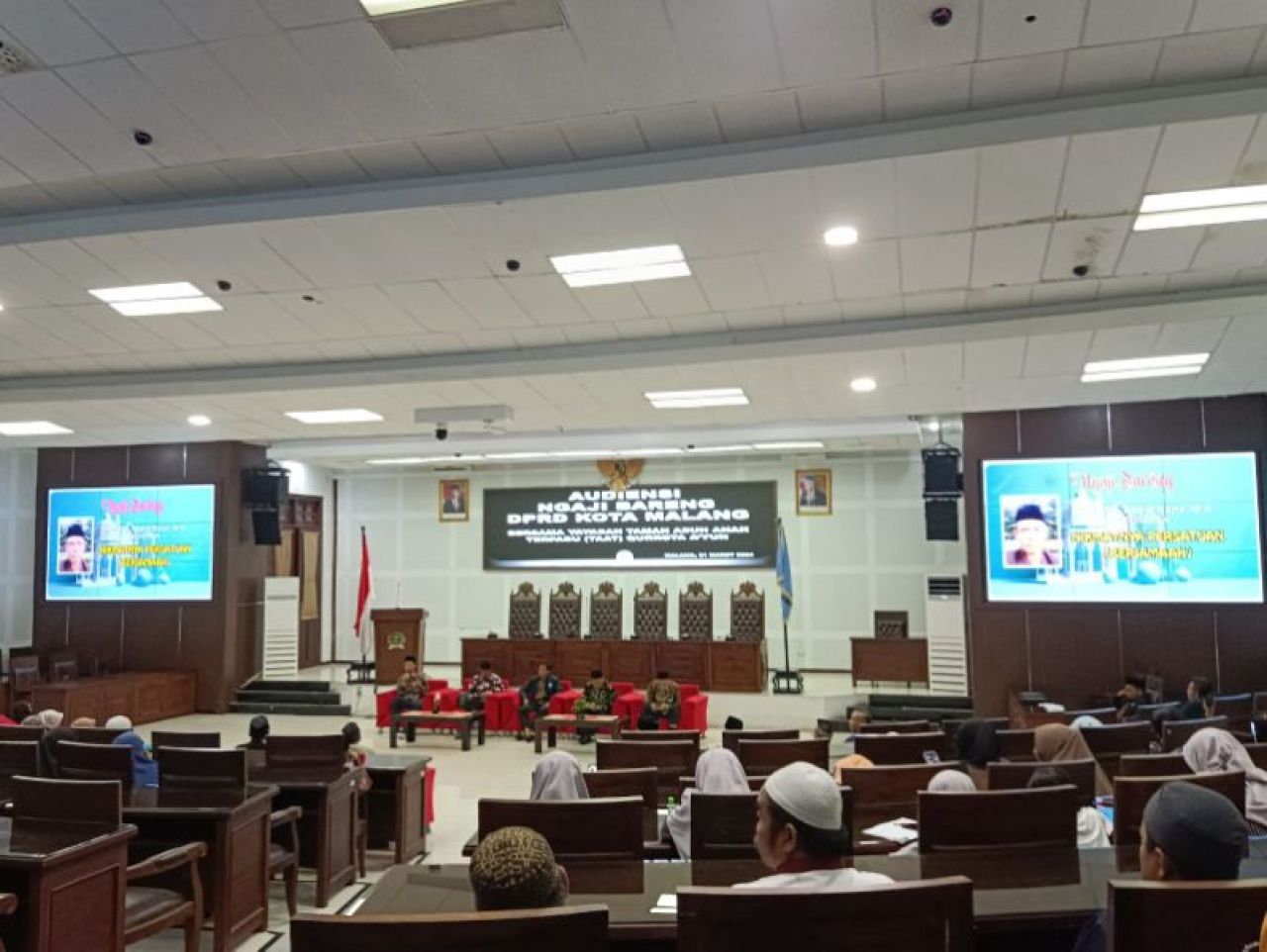 Audiensi dan ngaji bareng DPRD Kota Malang. (Foto: Muhammad/realita)