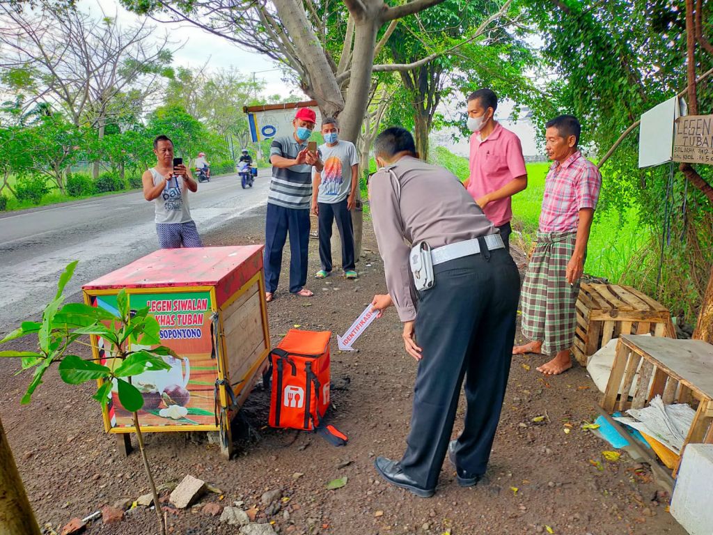 Lokasi tempat ditemukannya bayi.