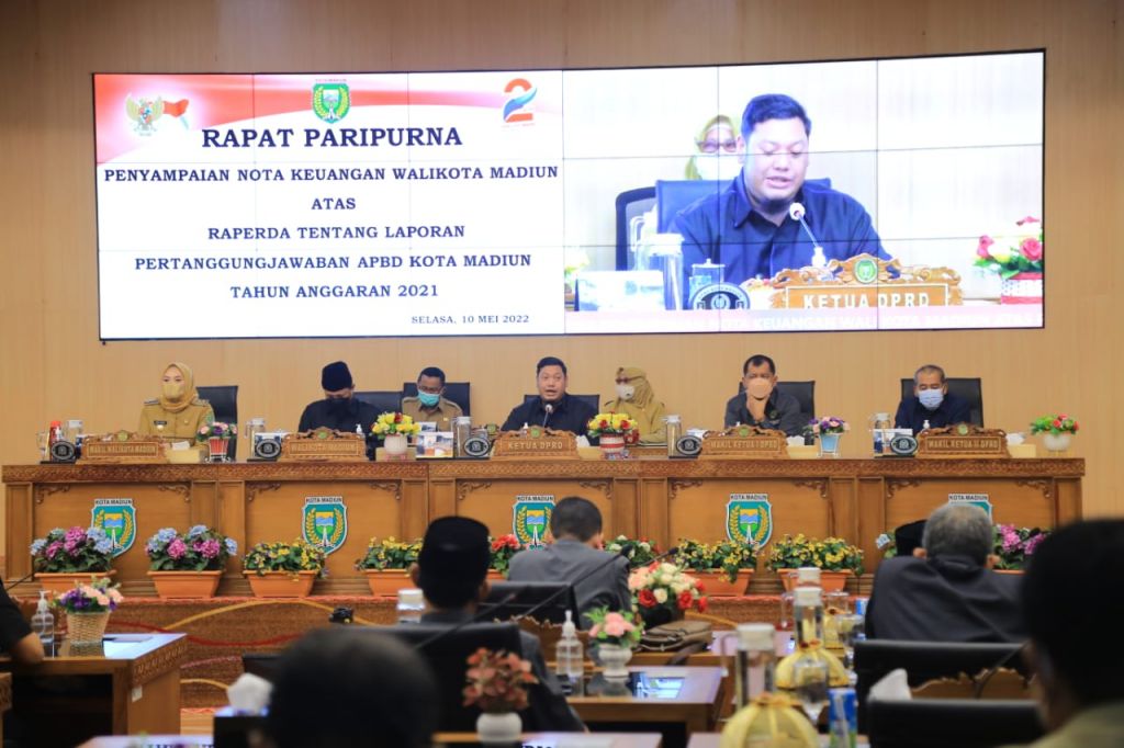 DPRD Kota Madiun Tindaklanjuti Nota Keuangan Pertanggungjawaban APBD 2021