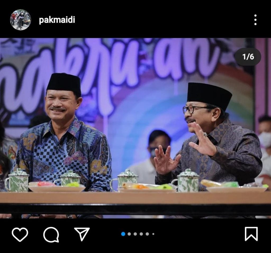 Tangkapan layar Instagram pribadi Pak Maidi.