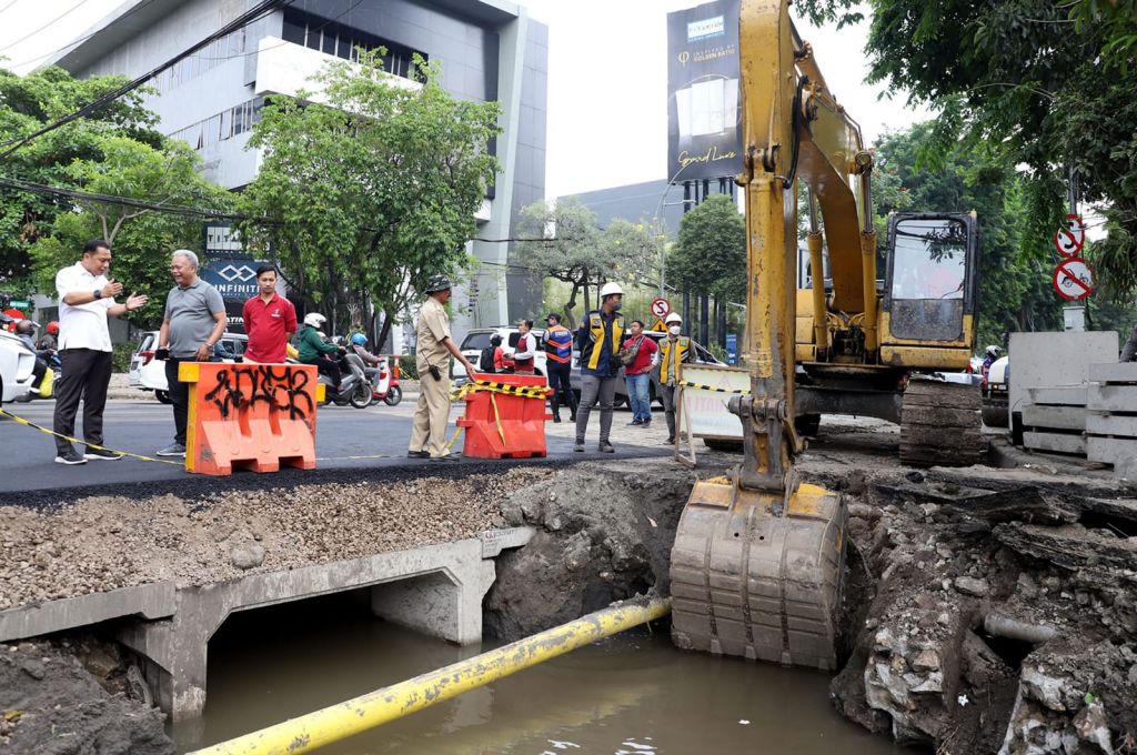 Ada 55 titik saluran yang saat ini terus dikebut pengerjaannya. 