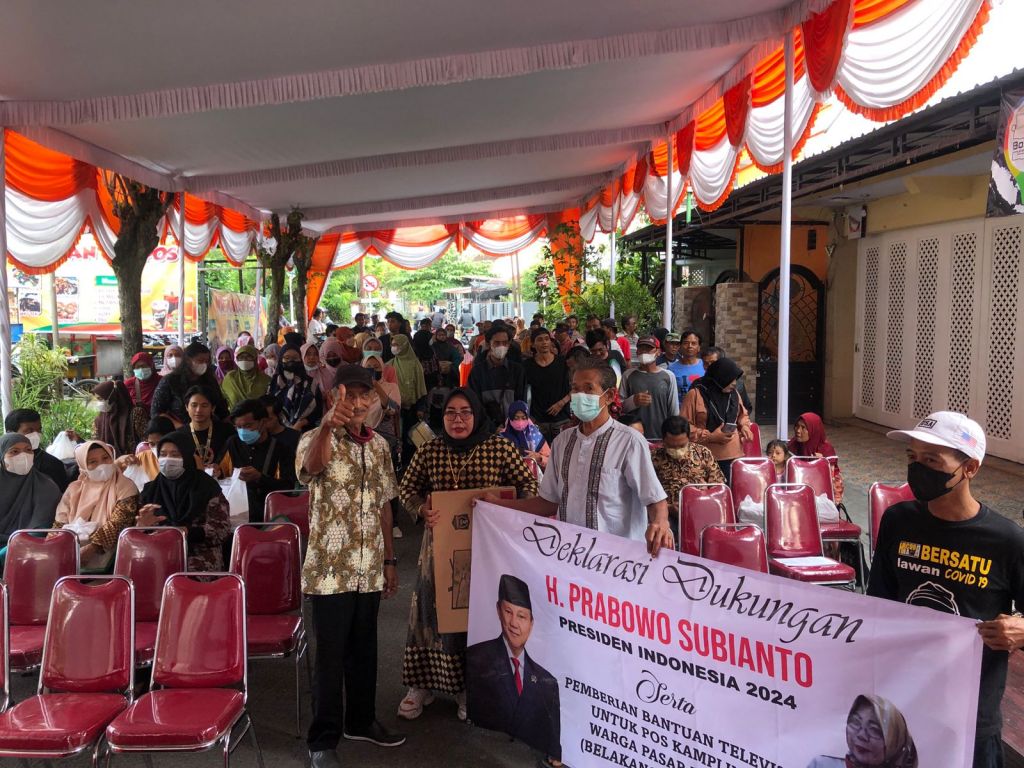 Ratusan Warga Kota Madiun Ingin Prabowo Subianto Maju Capres 2024