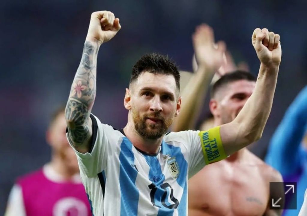Messi dinobatkan sebagai Man of The Match