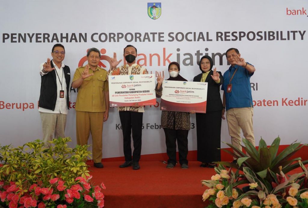 Bank Jatim Support UMKM, Serahkan Bantuan di Kabupaten Kediri