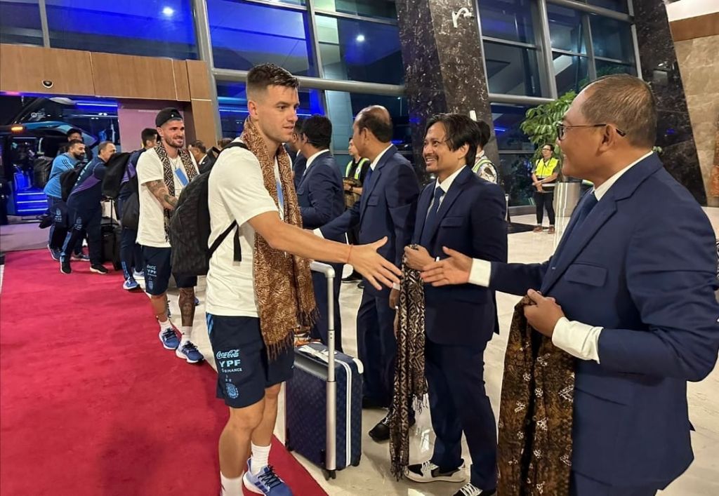 Tanpa Messi Dan Di Maria Timnas Argentina Tiba Di Jakarta