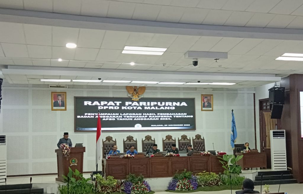 Laporan Banggar DPRD Kota Malang, Target Pendapatan Derah 2024 Naik Rp 206 Miliar
