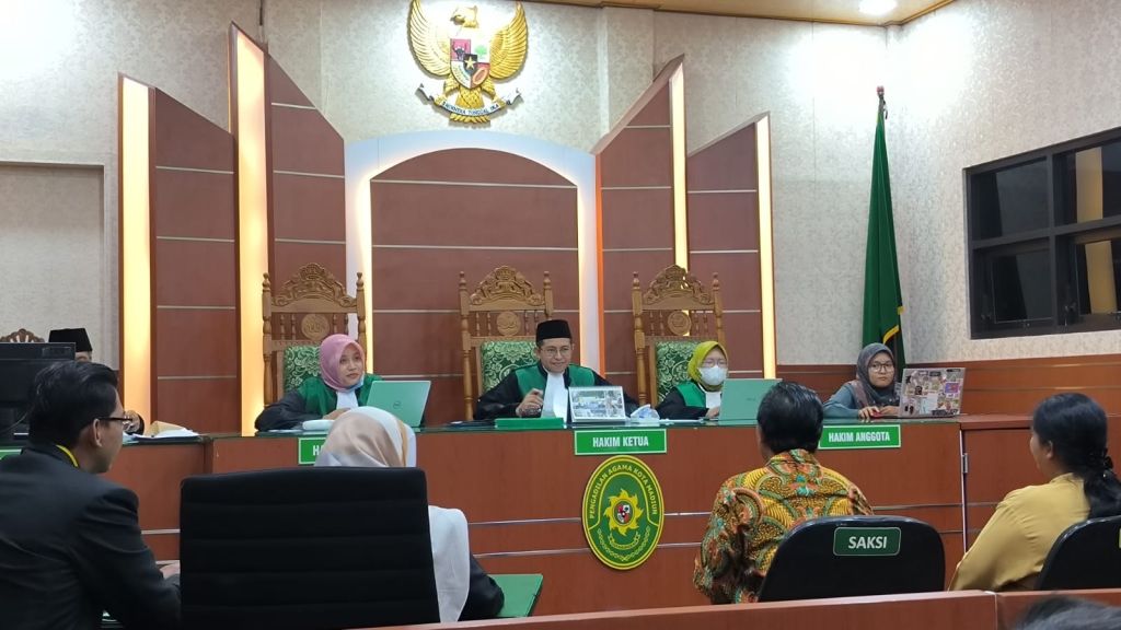 Sidang asal usul anak digelar di Pengadilan Agama Kota Madiun.