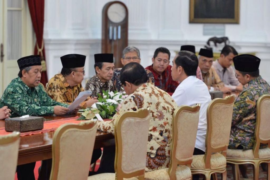 CEO PT. Katama Suryabumi, Kris Suyanto saat audiensi kepada Presiden Jokowi hal pengembangan Inovasi dan pendidikan Pompes bersama bersama Mathlaul Anwar beberapa waktu lalu di Istana Negara.
