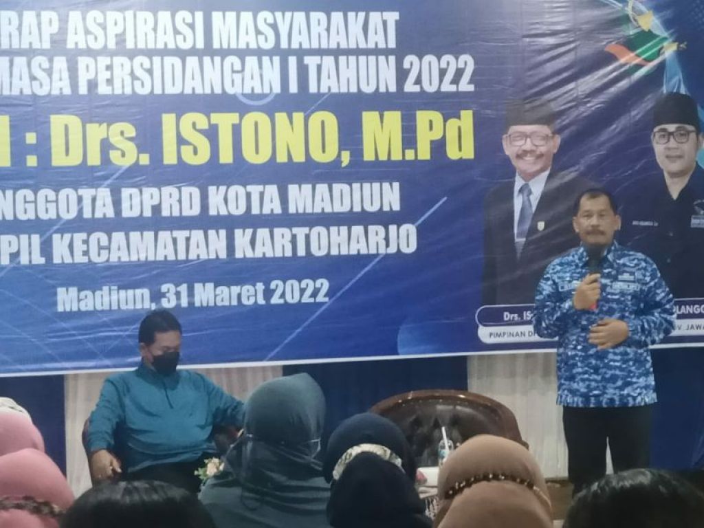 Reses Wakil Ketua DPRD Istono Dihadiri Walikota Madiun