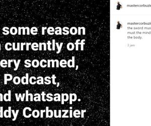 Deddy Corbuzier Umumkan Berhenti dari Medsos, Podcast dan Whatsapp
