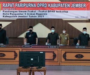 Bahas Lima Raperda Kabupaten Jember, DPRD Adakan Sidang Paripurna