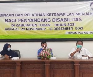 PT. TPPI bersama Dinsos P3A Tuban Gelar Pelatihan Menjahit bagi Penyandang Difabel