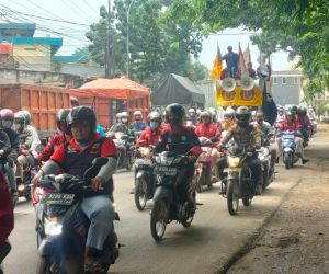 AKP. Samsono Monitoring Aksi Unras Buruh bersama Personil Gabungan TNI-Polri