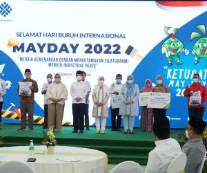 Peringati May Day 2022, BPJAMSOSTEK Bagikan Bantuan 15.000 Sembako