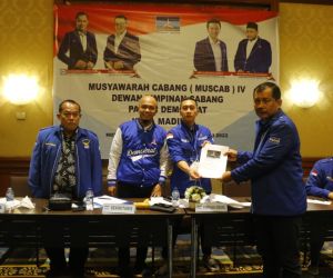 Istono Terpilih Lagi Sebagai Ketua DPC Demokrat Kota Madiun Periode 2022-2027
