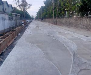Proyek Peningkatan Jalan Pawindo-Jatikalang Diduga Tak Sesuai Spek