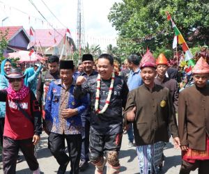 Pawai dan Karnaval Desa Penanggiran, Dilepas langsung Pj Bupati Muara Enim