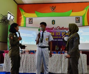 Cegah Tawuran Pelajar, Sahabat Satpol PP Surabaya Goes To School