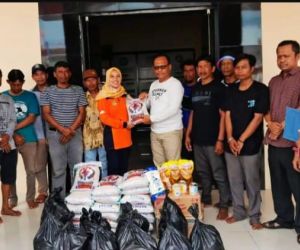 Pemkab Tangerang Gaet BPBD Bagikan Logistik untuk 10 Nelayan