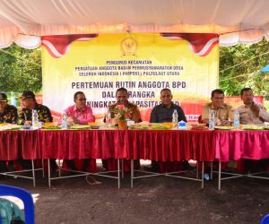 Pertemuan BPD dan Kades se-Kecamatan Pulau Utara Kab. Kotabaru Diapresiasi Ketua DPRD