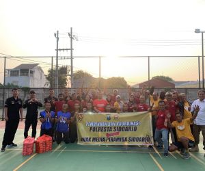 Futsal Kemerdekaan RI ke-78, Humas Polresta Sidoarjo dengan Wartawan