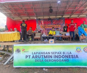 Ketua DPRD Kotabaru Dukung Turnamen Sepak Bola PT. Arutmin CUP XIV