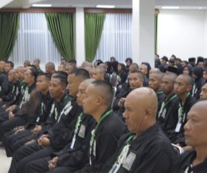 Polres Batu Terjunkan 80 Personil saat Pelaksanaan Pengesahan Warga Baru PSHT