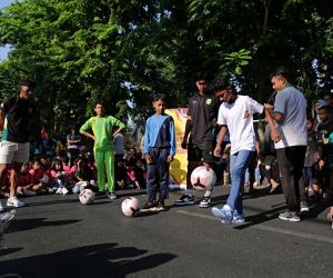 Semarak Piala Dunia, Pemkot Gelar Roadshow U-17 Bersama Pemain Timnas dan Persebaya