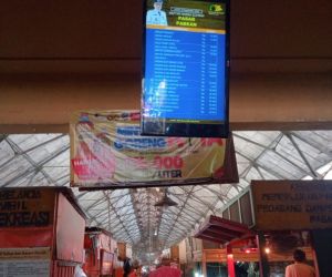 Lima Pasar di Surabaya Dipasangi Layar Monitor Harga Bahan Pokok