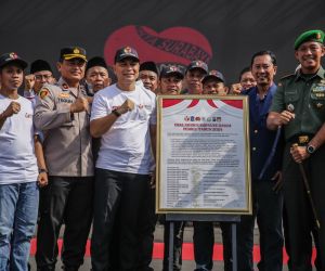 Bawaslu Deklarasi Pemilu Damai 2024, Wali Kota Eri Ajak Jaga Kondusifitas Surabaya