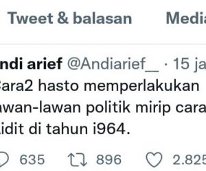 Andi Arief Tuding Gaya Hasto Berpolitik Mirip DN Aidit, Tokoh PKI