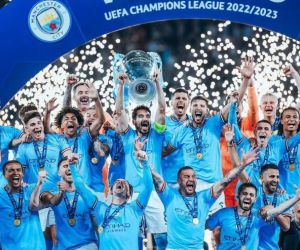 Juara Liga Champions, Manchester City Raih Trebel Winners