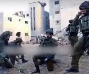 Tentara Teroris Israel Ini Rayakan Ultah Anaknya dengan Ledakkan Gedung di Gaza