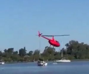 Pengusaha 71 Tahun Kendarai Helikopter, Kehilangan Kendali dan Jatuh ke Sungai