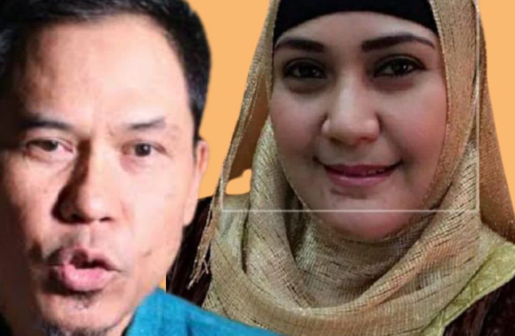 Munarman dan wanita yang diduga bernama Lily Sofia.