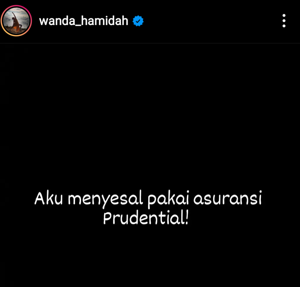 Merasa Ditipu Prudential, Wanda Hamida Curhat di Instagram